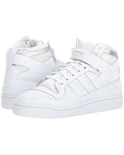 adidas forum mid refined white