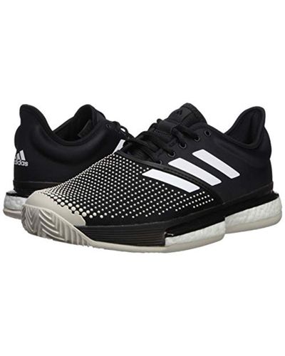 adidas Synthetic S G26293 Solecourt Boost Clay in Black for Men - Lyst