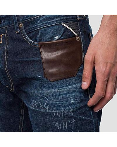 Replay Maestro Denim Selection Customised Jeans in Blue for Men | Lyst UK