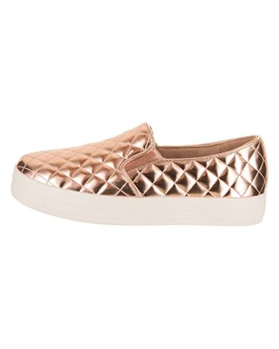 Skechers 824 Slip On Trainers in Rose 