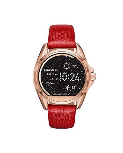 michael kors red watch