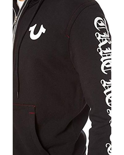 true religion black sweater