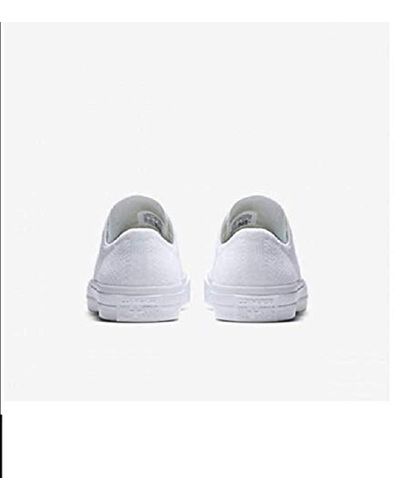 converse flyknit black low