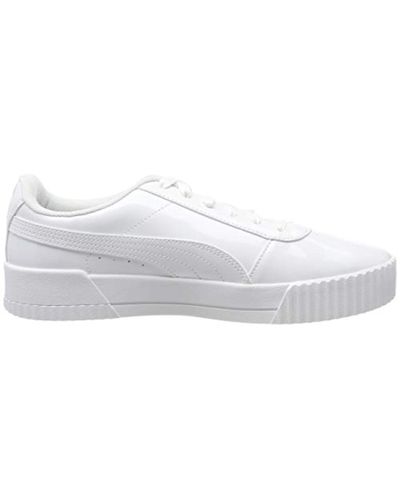 PUMA Carina P Trainers in White - Lyst