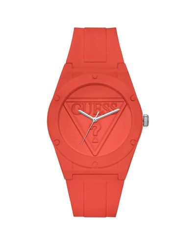 guess watch red