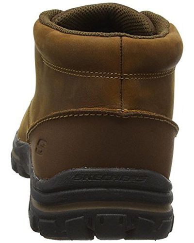Skechers Braver- Horatio Chukka Boots in Dark Brown (Brown) for Men - Lyst