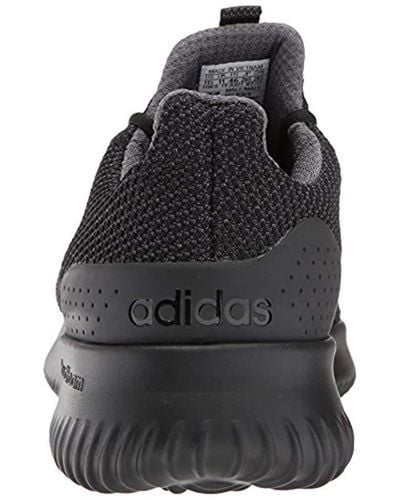 adidas Cloudfoam Ultimate Running Shoe, Black/black/utility Black, 11.5 M  Us for Men - Lyst