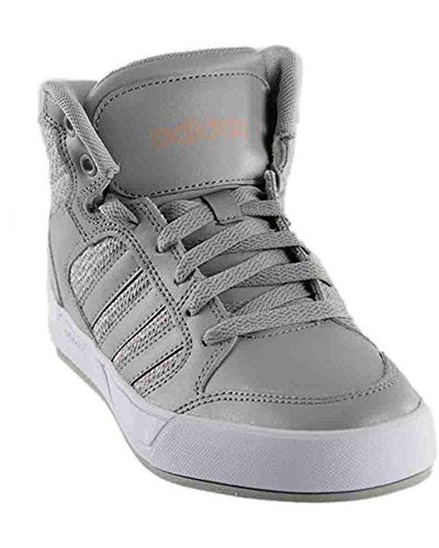 adidas Leather Neo Raleigh Mid W Casual Sneaker in Gray | Lyst