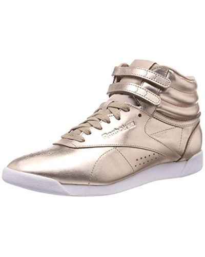 Reebok Leather Freestyle Hi Metallic 