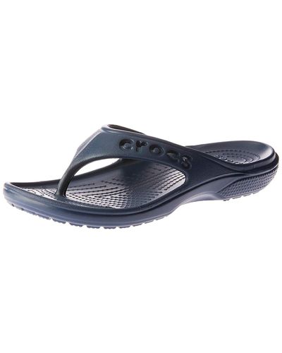 crocs baya slide navy