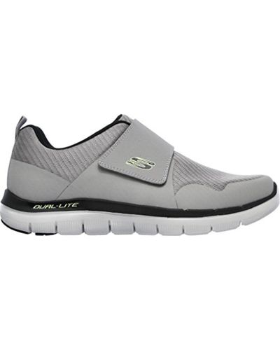 Skechers Flex Advantage 2.0 Gurn Fashion Sneaker in Light Gray/Black (Gray)  for Men - Lyst