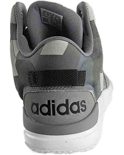 adidas Synthetic Neo Cloudfoam Revival Mid Basketball Shoe in Gray for Men  | Lyst