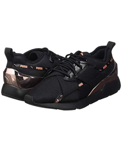 Muse X-2 Metallic Wn's, Zapatillas para Mujer PUMA de color Negro | Lyst