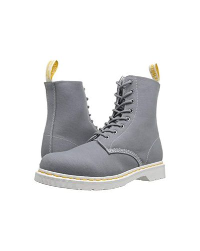 grey canvas doc martens
