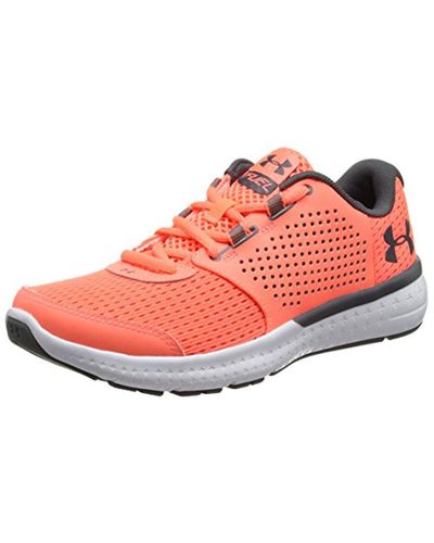Under Armour Rubber Ua W Micro G Fuel Rn Running Shoes in Orange - Lyst