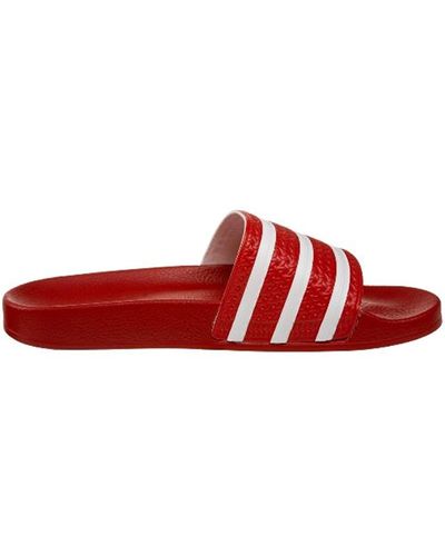 adidas red sandals