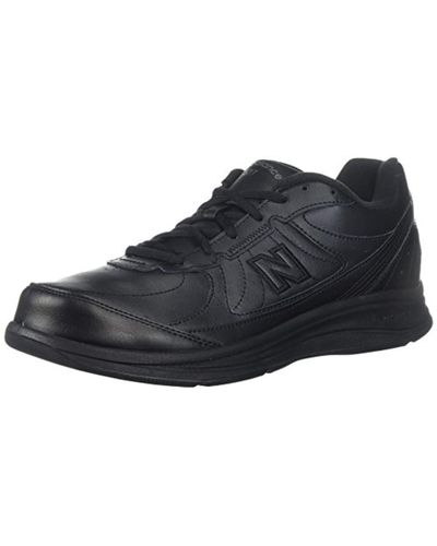 new balance hook and loop mens leather trainers