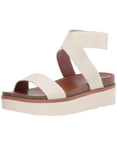 Franco Sarto Leather S Parton Milk Sport Sandals 10 M in Beige (Natural) | Lyst