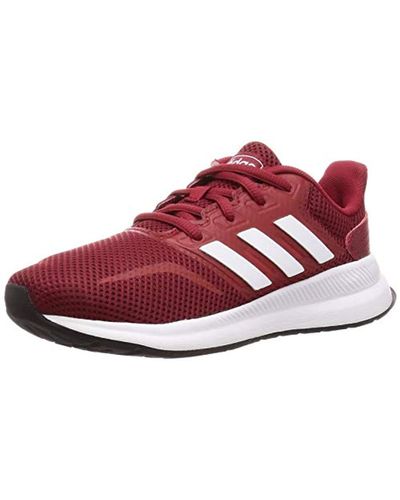 adidas Unisex Adults' Runfalcon K Competition Running Shoes in Red for Men  - Lyst