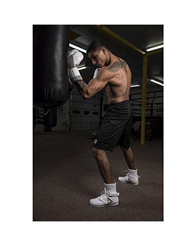 reebok white and gold boxing boots