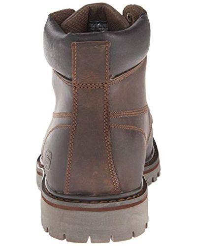 Skechers Bruiser Chukka Boot in Dark Brown (Brown) for Men | Lyst UK