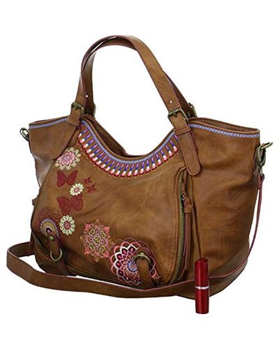 Borsa donna Bols Chandy Rotterdam 19SAXP50 unica marrone di Desigual in  Marrone | Lyst