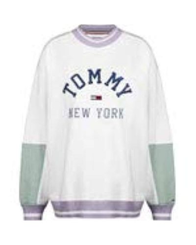 Tommy Jeans Womens Pastel Colourblock Sweatshirt Outlet - anuariocidob.org  1689396087