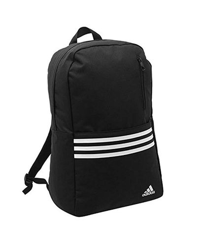 adidas 3stripe Versatile Backpack Vertical Lines in Black, White (Black)  for Men - Lyst