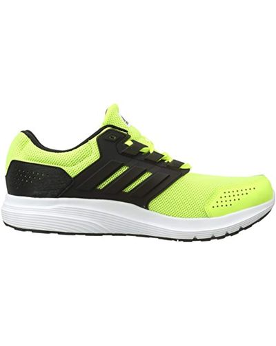 adidas Synthetic Galaxy 4 M Running Shoes in Yellow for Men | Lyst UK
