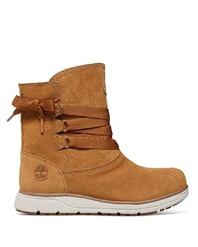Timberland Suede Leighland Pull-on Waterproof Boot in Tan (Brown) - Lyst
