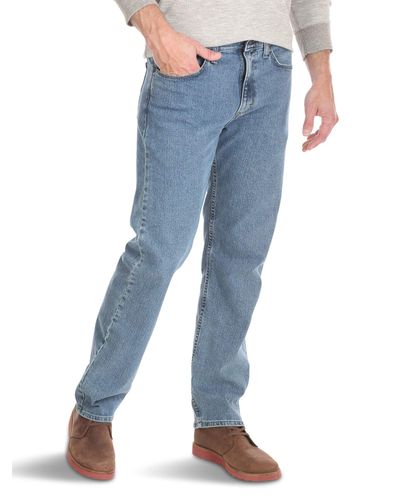 wrangler comfort waist jeans for men