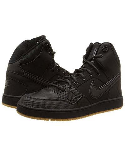 Nike 's Son Of Force Mid Winter Hi-top Trainers in Black / Grey / Brown  (Black / bl (Black) for Men | Lyst UK