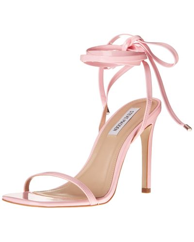 Steve Madden Uplift Heeled Sandal in Pink Patent (Pink) - Lyst