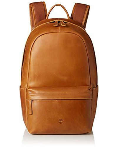 Timberland Tuckerman Leather Backpack in Cognac (Brown) for Men - Lyst