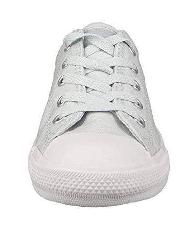 Converse Chucks c White Chuck Taylor All Star Dainty Ox Satin Pure Platinum Silver White Lyst