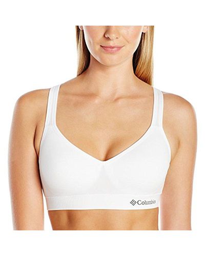New Columbia Womens Low Support Seamless Strappy Back Sports Bra Omni-Wick