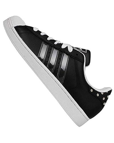 superstar ii black suede  white