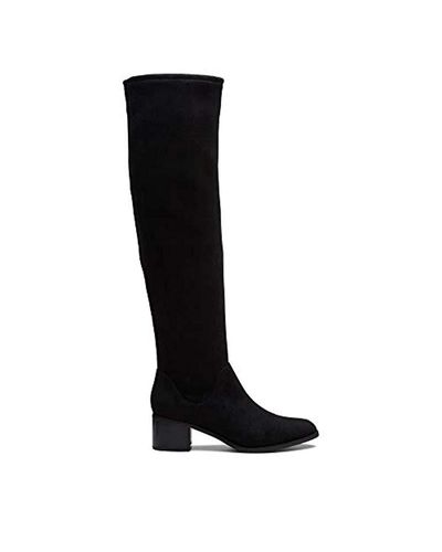 Clarks Leather Poise Bella Textile Boots In in Black - Lyst