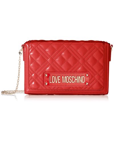 Love Moschino Jc4054pp1a Cross-body Bag in Red - Lyst
