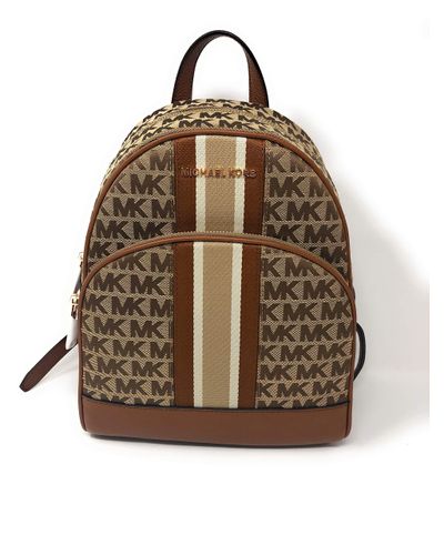 michael kors beige backpack