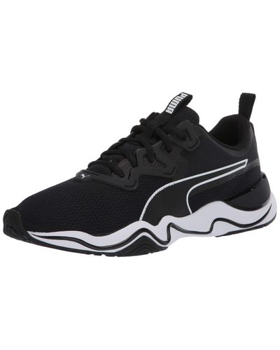 PUMA Lace Zone Xt Training Shoes in Black/White (Black) - Lyst