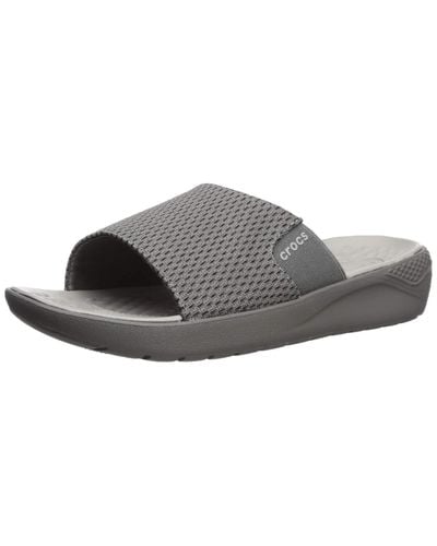 crocs literide mesh slide