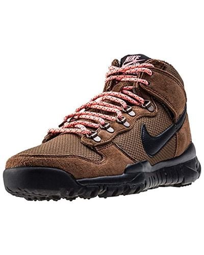 Nike Synthetic Sb Dunk High Boot, Skateboarding Shoes in Brown (Military  Brown/Black-Dark (Brown) for Men | Lyst UK