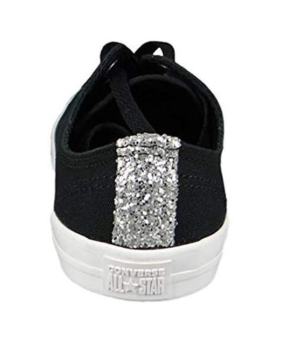 Converse Chucks c Black Chuck Taylor All Star Dainty Ox Satin Black Silver White For Men Lyst