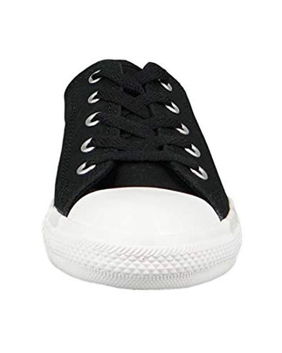 Converse Chucks c Black Chuck Taylor All Star Dainty Ox Satin Black Silver White For Men Lyst