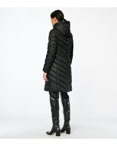 colour block padded jacket