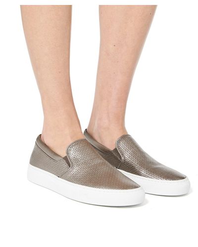 aquatalia slip on sneakers