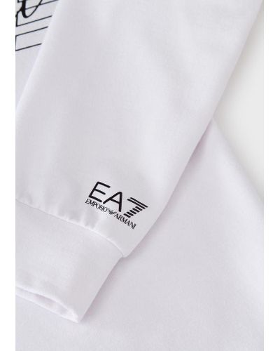 armani sweatshirt white
