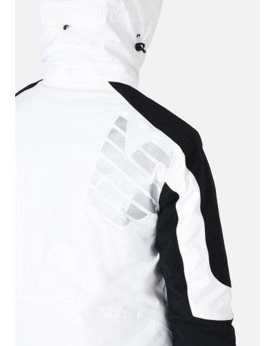 Emporio Armani Synthetic Ski Jacket in White for Men | Lyst