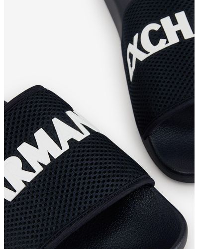 armani exchange slides mens